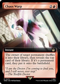 Chaos Warp (Extended Art) (473) [Universes Beyond: Doctor Who]