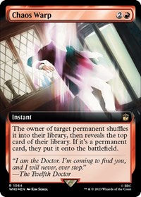 Chaos Warp (Extended Art) (Surge Foil) (1064) [Universes Beyond: Doctor Who]