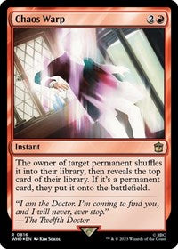 Chaos Warp (Surge Foil) (816) [Universes Beyond: Doctor Who]