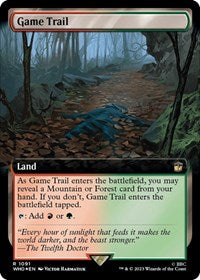 Game Trail (Extended Art) (Surge Foil) (1091) [Universes Beyond: Doctor Who]