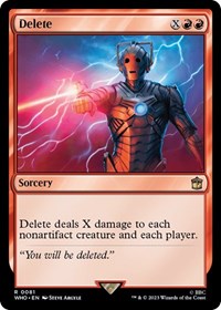 Delete (81) [Universes Beyond: Doctor Who]