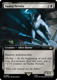 Vashta Nerada (Extended Art) (Surge Foil) (967) [Universes Beyond: Doctor Who]