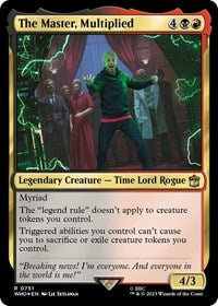 The Master, Multiplied (Surge Foil) (751) [Universes Beyond: Doctor Who]