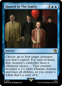 Hunted by The Family (Surge Foil) (651) [Universes Beyond: Doctor Who]