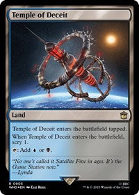 Temple of Deceit (Surge Foil) (905) [Universes Beyond: Doctor Who]