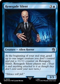 Renegade Silent (Surge Foil) (658) [Universes Beyond: Doctor Who]