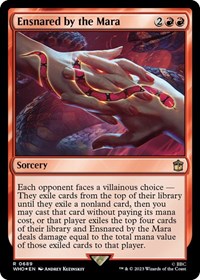 Ensnared by the Mara (Surge Foil) (689) [Universes Beyond: Doctor Who]