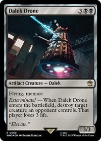 Dalek Drone (Surge Foil) (669) [Universes Beyond: Doctor Who]