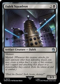 Dalek Squadron (Surge Foil) (670) [Universes Beyond: Doctor Who]