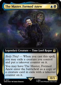 The Master, Formed Anew (Extended Art) (Surge Foil) (1017) [Universes Beyond: Doctor Who]