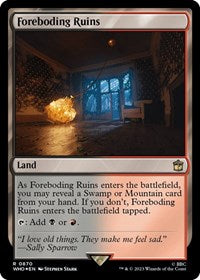 Foreboding Ruins (Surge Foil) (870) [Universes Beyond: Doctor Who]