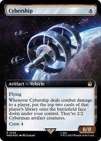 Cybership (Extended Art) (Surge Foil) (1049) [Universes Beyond: Doctor Who]