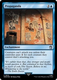 Propaganda (Surge Foil) (810) [Universes Beyond: Doctor Who]