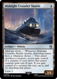 Midnight Crusader Shuttle (Surge Foil) (784) [Universes Beyond: Doctor Who]