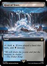 River of Tears (Extended Art) (Surge Foil) (1100) [Universes Beyond: Doctor Who]