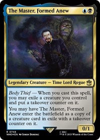 The Master, Formed Anew (Surge Foil) (748) [Universes Beyond: Doctor Who]
