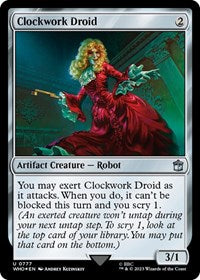 Clockwork Droid (Surge Foil) (777) [Universes Beyond: Doctor Who]