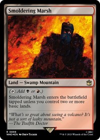 Smoldering Marsh (Surge Foil) (898) [Universes Beyond: Doctor Who]