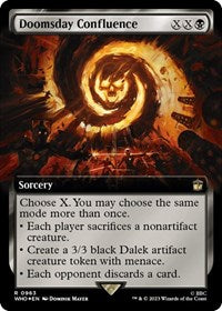 Doomsday Confluence (Extended Art) (Surge Foil) (963) [Universes Beyond: Doctor Who]