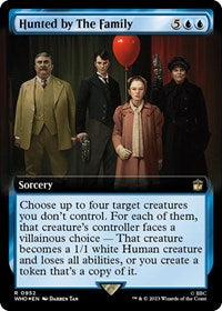 Hunted by The Family (Extended Art) (Surge Foil) (952) [Universes Beyond: Doctor Who]