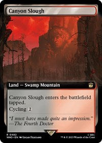 Canyon Slough (Extended Art) (482) [Universes Beyond: Doctor Who]