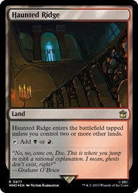 Haunted Ridge (Surge Foil) (877) [Universes Beyond: Doctor Who]