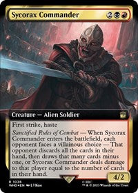 Sycorax Commander (Extended Art) (Surge Foil) (1036) [Universes Beyond: Doctor Who]