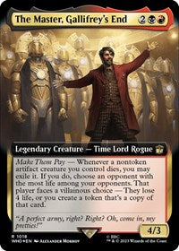 The Master, Gallifrey's End (Extended Art) (Surge Foil) (1018) [Universes Beyond: Doctor Who]