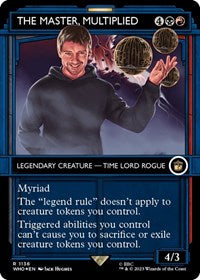 The Master, Multiplied (Showcase) (Surge Foil) (1136) [Universes Beyond: Doctor Who]