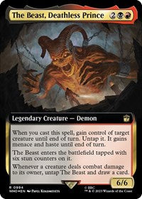 The Beast, Deathless Prince (Extended Art) (Surge Foil) (994) [Universes Beyond: Doctor Who]