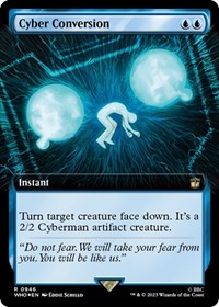Cyber Conversion (Extended Art) (Surge Foil) (946) [Universes Beyond: Doctor Who]