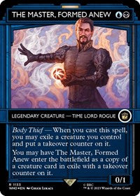 The Master, Formed Anew (Showcase) (Surge Foil) (1133) [Universes Beyond: Doctor Who]