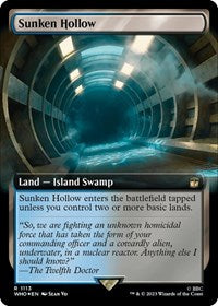 Sunken Hollow (Extended Art) (Surge Foil) (1113) [Universes Beyond: Doctor Who]