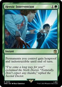 Heroic Intervention (233) [Universes Beyond: Doctor Who]