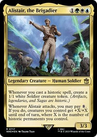 Alistair, the Brigadier (Surge Foil) (717) [Universes Beyond: Doctor Who]