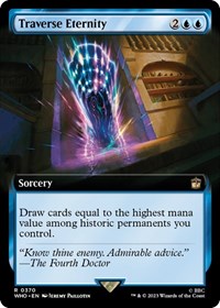 Traverse Eternity (Extended Art) (370) [Universes Beyond: Doctor Who]