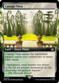 Canopy Vista (Extended Art) (481) [Universes Beyond: Doctor Who]