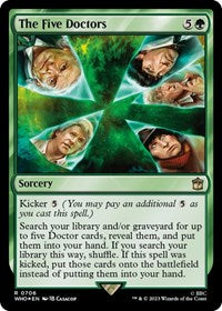 The Five Doctors (Surge Foil) (706) [Universes Beyond: Doctor Who]