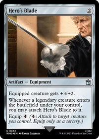 Hero's Blade (Surge Foil) (832) [Universes Beyond: Doctor Who]