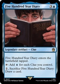 Five Hundred Year Diary (Surge Foil) (647) [Universes Beyond: Doctor Who]