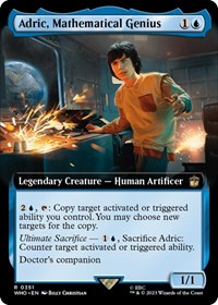 Adric, Mathematical Genius (Extended Art) (351) [Universes Beyond: Doctor Who]