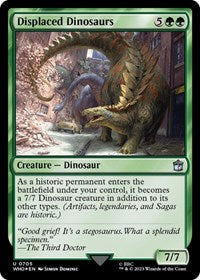 Displaced Dinosaurs (Surge Foil) (705) [Universes Beyond: Doctor Who]