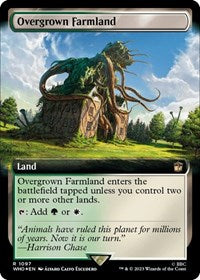 Overgrown Farmland (Extended Art) (Surge Foil) (1097) [Universes Beyond: Doctor Who]