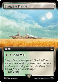 Sungrass Prairie (Extended Art) (521) [Universes Beyond: Doctor Who]