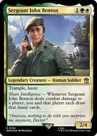 Sergeant John Benton (Surge Foil) (762) [Universes Beyond: Doctor Who]