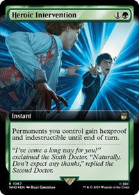 Heroic Intervention (Extended Art) (Surge Foil) (1067) [Universes Beyond: Doctor Who]