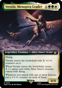 Vrestin, Menoptra Leader (Extended Art) (451) [Universes Beyond: Doctor Who]