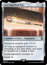 Ace's Baseball Bat (Surge Foil) (775) [Universes Beyond: Doctor Who]