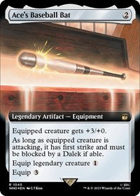 Ace's Baseball Bat (Extended Art) (Surge Foil) (1045) [Universes Beyond: Doctor Who]