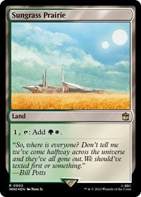 Sungrass Prairie (Surge Foil) (902) [Universes Beyond: Doctor Who]